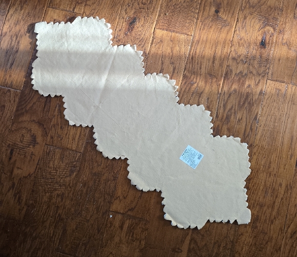 Beaded Geometric Patterned Table Runner - Picture 3 of 4